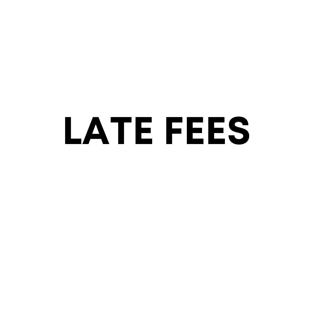 Late fees | JudyMakesJuices