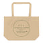 Large organic tote bag