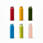 Six juice bottles